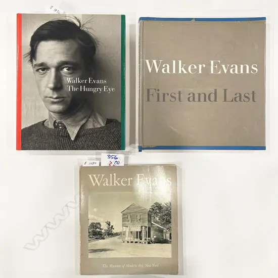 THREE BOOKS: WALKER EVANS PHOTOGRAPHY